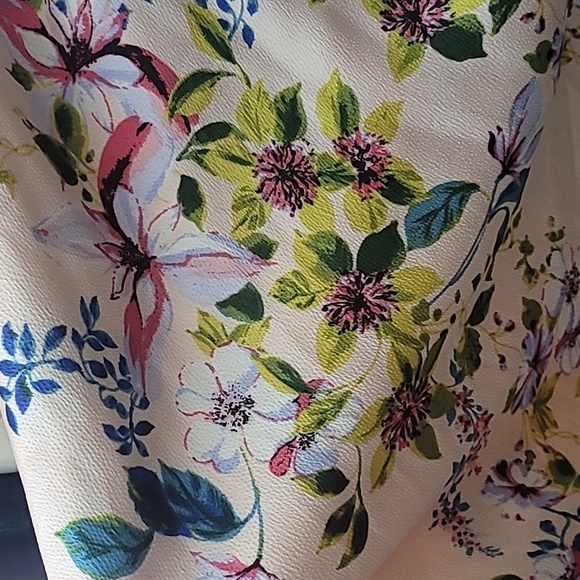 Windsor Elaine Floral Satin Slip Gown Women Size XL - Picture 3 of 6